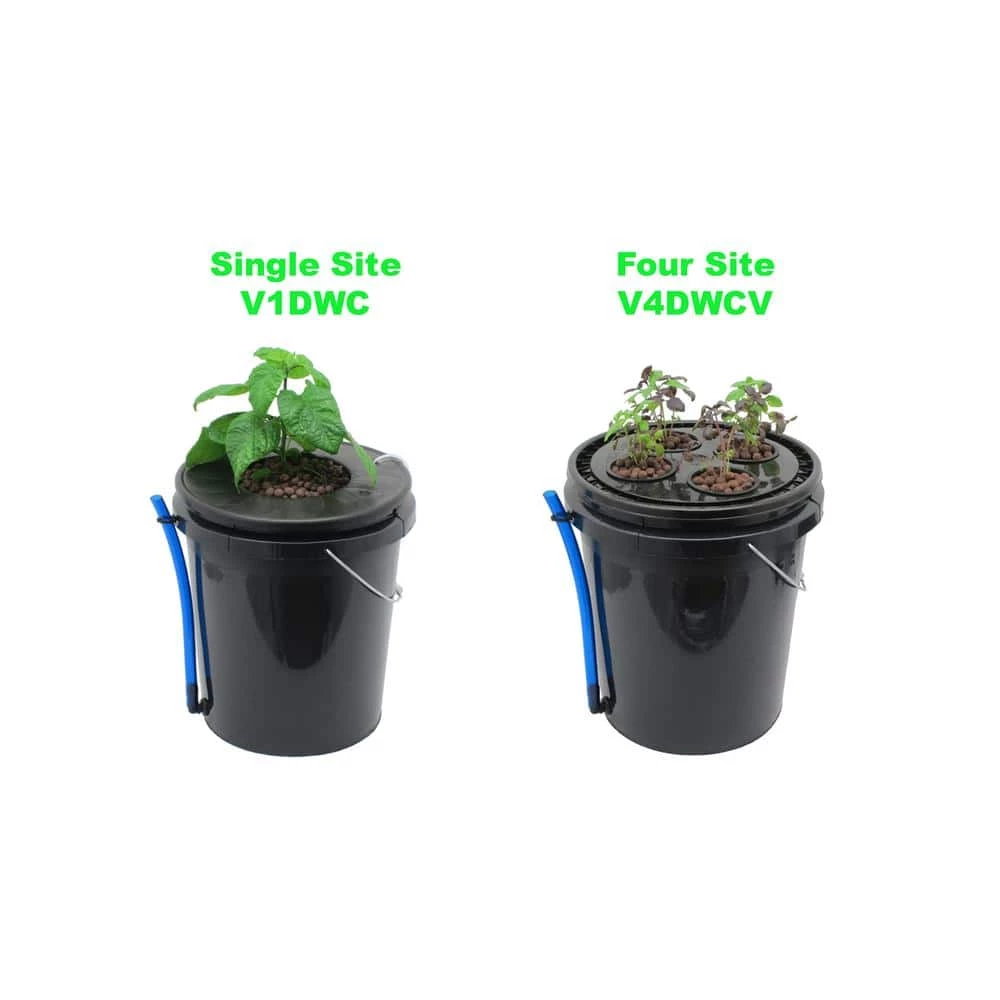 Viagrow Black Bucket Deep Water Culture Hydroponic System 11 Viagrow Black Bucket Deep Water Culture Hydroponic System - Image 9