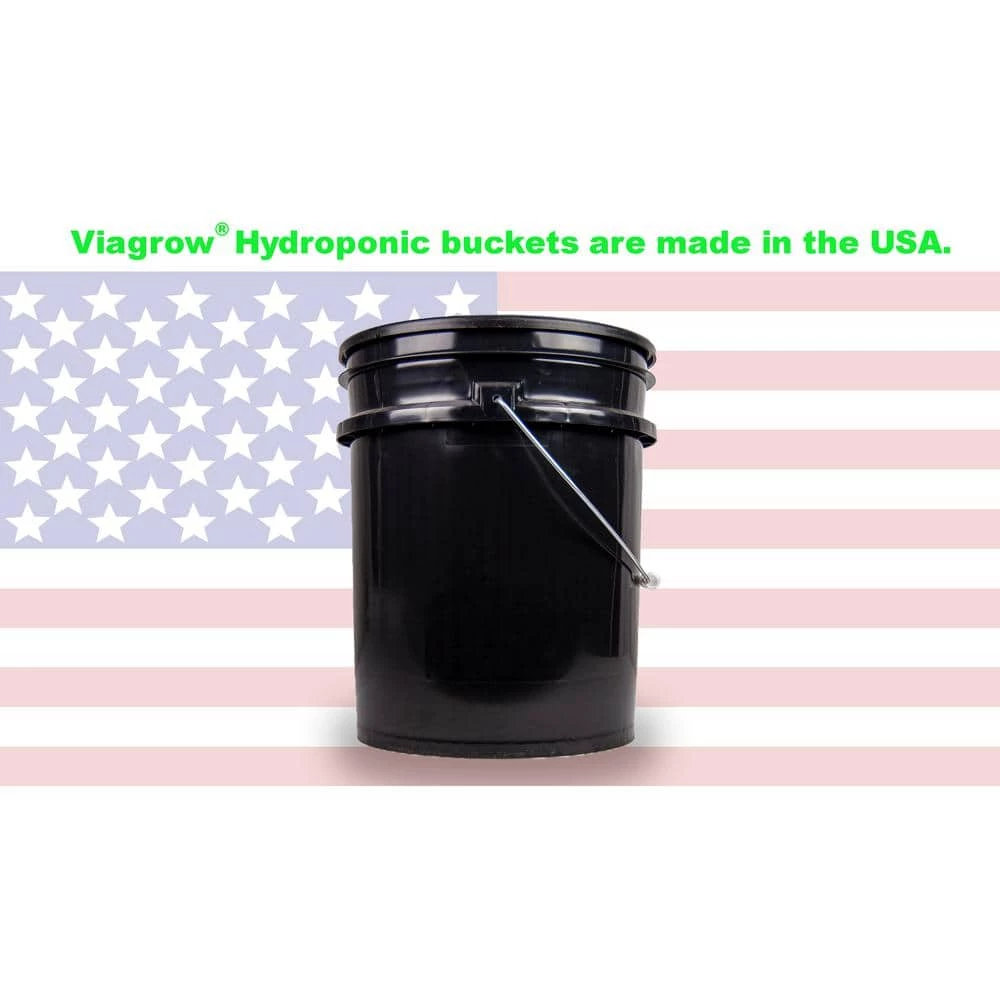 Viagrow Black Bucket Deep Water Culture Hydroponic System 8 Viagrow Black Bucket Deep Water Culture Hydroponic System - Image 6