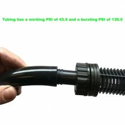 Viagrow 100 ft. 30 m, 3/4 in. I.D - 1 in. O.D Vinyl Multi-Purpose BPA Free Food Grade Soft Irrigation Tubing -VAN ZYVERDEN shop black viagrow hydroponic systems v708245 77 1000