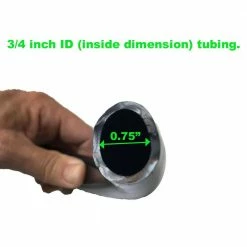 Viagrow 100 ft. 30 m, 3/4 in. I.D - 1 in. O.D Vinyl Multi-Purpose BPA Free Food Grade Soft Irrigation Tubing -VAN ZYVERDEN shop black viagrow hydroponic systems v708245 a0 1000