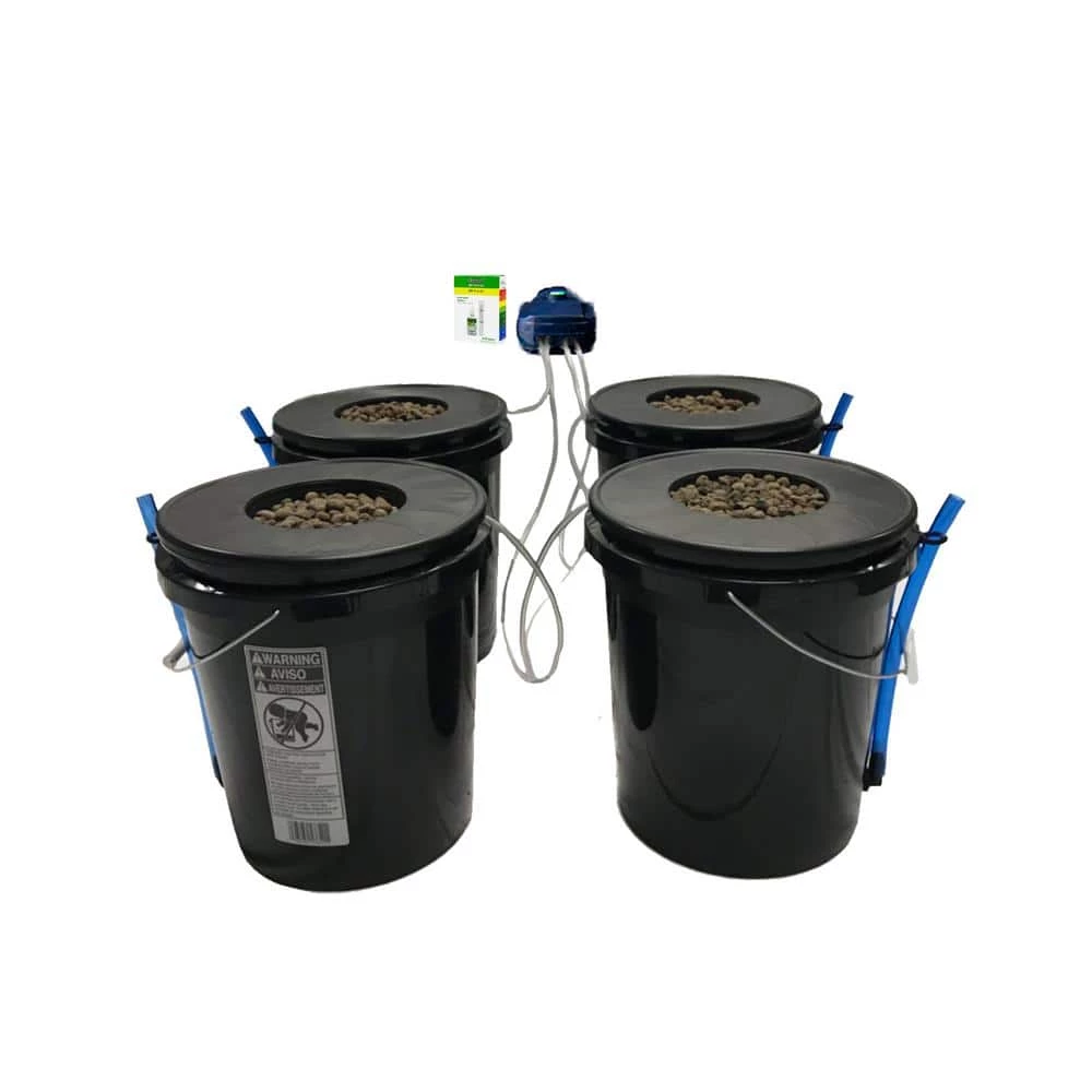 Viagrow Deep Water Culture Hydroponic 4-Plant System 4 Viagrow Deep Water Culture Hydroponic 4-Plant System - Image 2