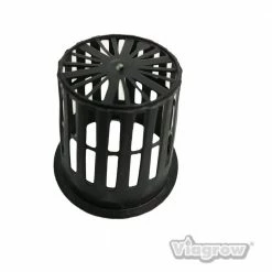 Viagrow 2 in. Black Round Cup with Slotted Black Plastic Mesh Net Pot (50-Pack) 10 Viagrow 2 in. Black Round Cup with Slotted Black Plastic Mesh Net Pot (50-Pack) -VAN ZYVERDEN shop black viagrow net pots v2net 50 40 1000