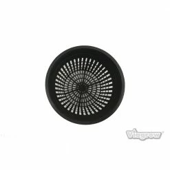 Viagrow 5 in. Black Round Cup with Slotted Black Plastic Mesh Net Pot (25-pack) -VAN ZYVERDEN shop black viagrow net pots v5net 25 a0 1000