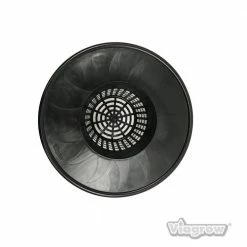 Viagrow 6 in. Black Net Pot Mesh Bucket Lid Insert (10-Pack) -VAN ZYVERDEN shop black viagrow net pots v6ml 10 77 1000