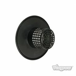 Viagrow 6 in. Black Mesh Pot Bucket Lid Insert -VAN ZYVERDEN shop black viagrow net pots v6ml 40 1000