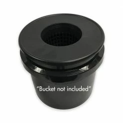 Viagrow 6 in. Black Mesh Pot Bucket Lid Insert -VAN ZYVERDEN shop black viagrow net pots v6ml 4f 1000