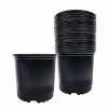 Viagrow 1 Gal. Black Plastic Nursery Pots (24-Pack) -VAN ZYVERDEN shop black viagrow net pots vhpp100 24 64 1000