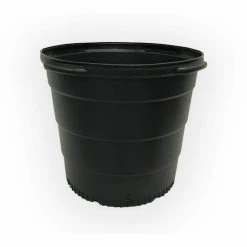 Viagrow 15 Gal. Plastic Round Nursery Trade Pots (5-Pack)