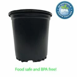 Viagrow 2 Qt. Plastic Nursery Trade Pots with Coconut Coir Growing Media (50-Pack) -VAN ZYVERDEN shop black viagrow net pots vhpp50 5kg a0 1000
