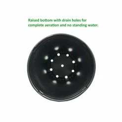 Viagrow 5 Gal. Nursery Pots 4.02 Gal/15.22 l/924 cu in. (6-Pack) -VAN ZYVERDEN shop black viagrow net pots vhpp500 6 66 1000