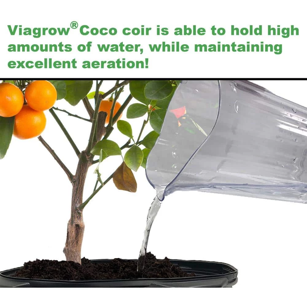 Viagrow 1.5 cu. ft. Coco Coir Buffered Premium Coconut Growing Medium 50L./52.8 qt./13.2 G. 6 Viagrow 1.5 cu. ft. Coco Coir Buffered Premium Coconut Growing Medium 50L./52.8 qt./13.2 G. - Image 4
