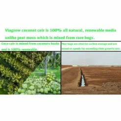 Viagrow 5 kg Coir Block With 1 Cubic Ft Horticultural Perlite (Makes 3.4 cu. Ft./25.4 Gal./101 Qts) -VAN ZYVERDEN shop viagrow grow media vccb5 vper1 40 1000