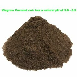 Viagrow 1.4 lbs./650g Premium Coco Coir, Soilless Grow Media, Coconut Coir Brick (12-Pack) -VAN ZYVERDEN shop viagrow grow media vccb650 12 77 1000