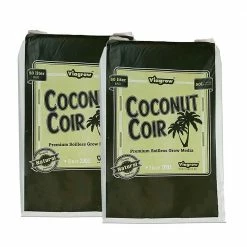 Viagrow 1.5 cu. ft. Coco Coir Fluffed Coconut Pith Fiber Soilless Grow Media Bag (2-pack/100 liters total)