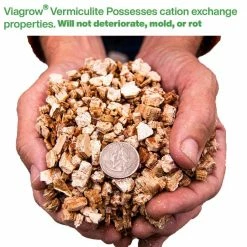 Viagrow Vermiculite, Course and Chunky (16 Qt./4 Gal./.53 CF) (1-Pack) -VAN ZYVERDEN shop viagrow grow media ver16 a0 1000