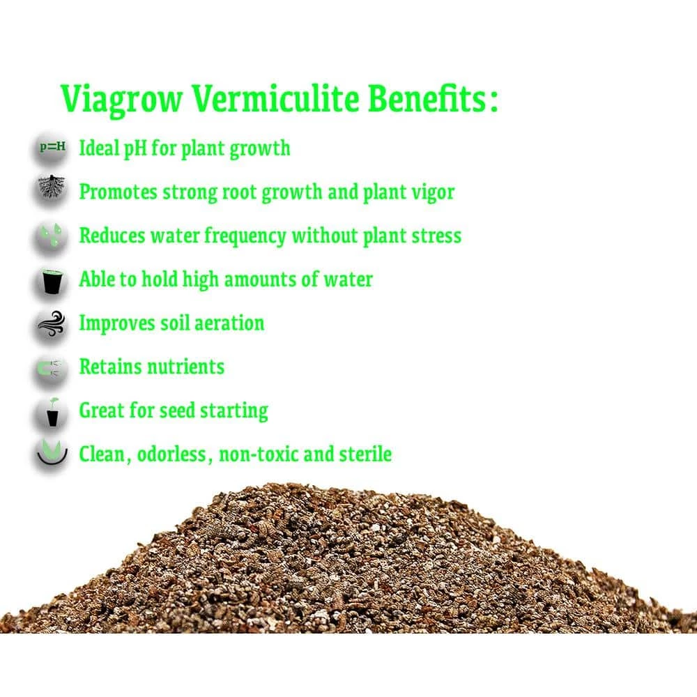 Viagrow 4 cu. ft./29.9 Gal./113 l Horticultural Vermiculite 4 Viagrow 4 cu. ft./29.9 Gal./113 l Horticultural Vermiculite - Image 2