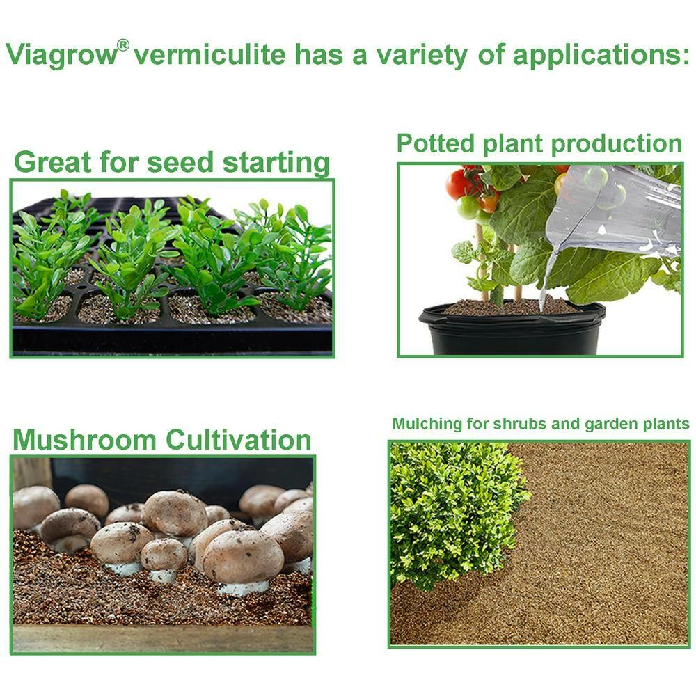 Viagrow Organic 8 cu. ft. 4CF Perlite and Vermiculite Planting Soil Additive Growing Medium 236 Qt./60 US Gal. (2-Pack) 10 Viagrow Organic 8 cu. ft. 4CF Perlite and Vermiculite Planting Soil Additive Growing Medium 236 Qt./60 US Gal. (2-Pack) - Image 8