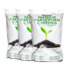 Viagrow 6 lbs. Earthworm Castings (3-Pack)