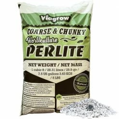 Viagrow 1 cu. ft. 29.9 Qt./28 l/7.5 Gal./3.63 Kg Perlite Coarse and Chunky Grade