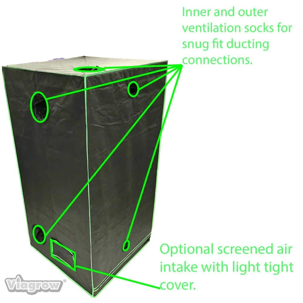 Viagrow 2 ft. x 2 ft. Grow Room Tent 6 Viagrow 2 ft. x 2 ft. Grow Room Tent - Image 4