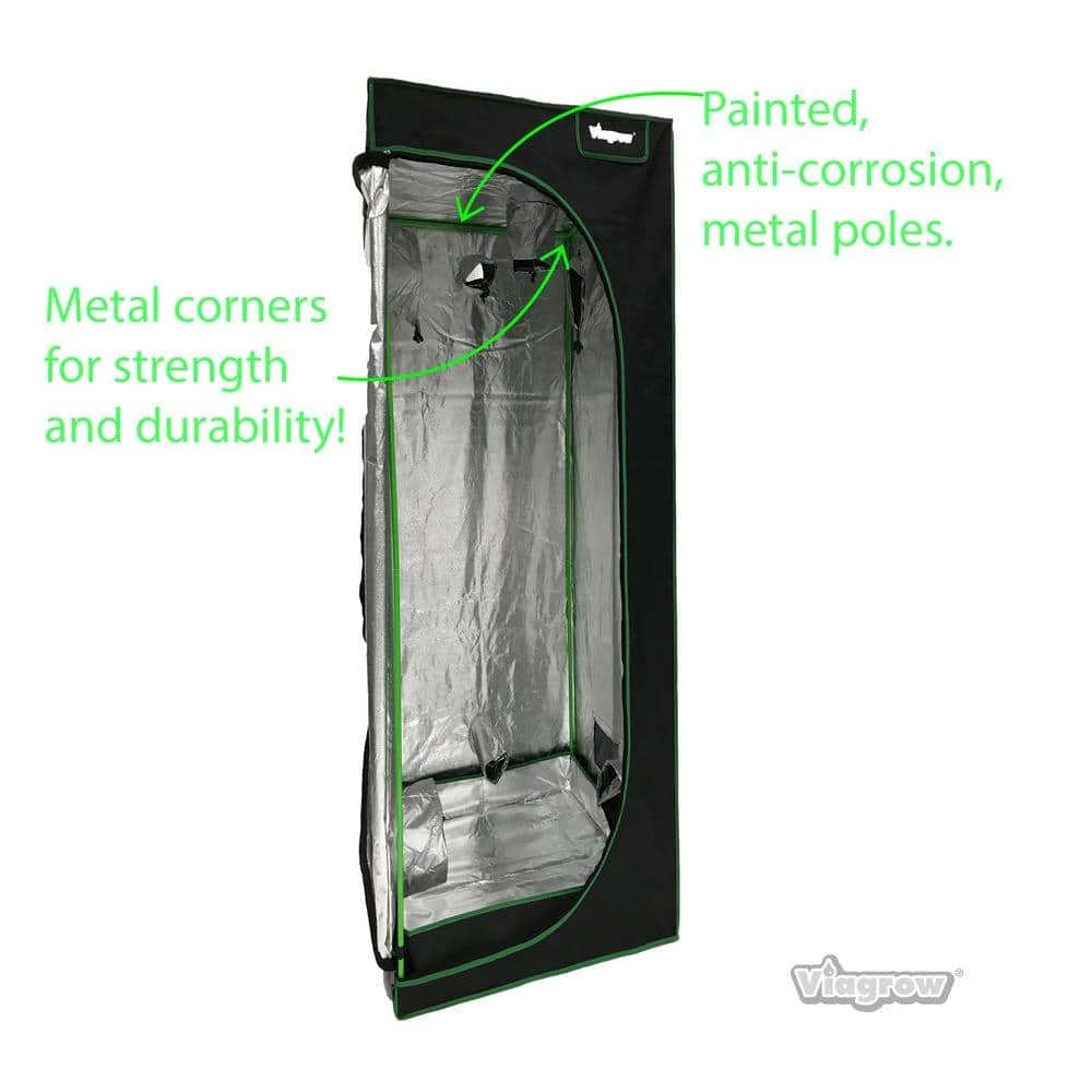 Viagrow 2 ft. x 2 ft. Grow Room Tent 4 Viagrow 2 ft. x 2 ft. Grow Room Tent - Image 2