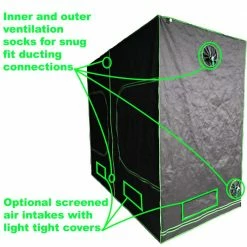 Viagrow 4 ft. x 8 ft. x 7 ft. Grow Tent -VAN ZYVERDEN shop viagrow grow tents vhh4x8x7 1d 1000