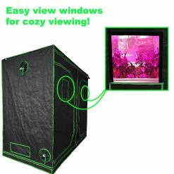 Viagrow 4 ft. x 8 ft. x 7 ft. Grow Tent -VAN ZYVERDEN shop viagrow grow tents vhh4x8x7 40 1000