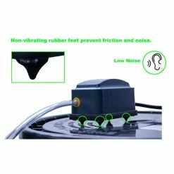 Viagrow 0.003 HP Single Valve Air Pump Kit with Air Stone and Check Valves -VAN ZYVERDEN shop viagrow hydroponic pumps vapk1 77 1000