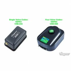 Viagrow Four Valve Air Pump with Four 2 in. Air Stones, 24 ft. 1/4 in. Vinyl Tubing & Inline Check Valve -VAN ZYVERDEN shop viagrow hydroponic pumps vapk4 77 1000