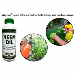Viagrow 32 oz. Cold Pressed Neem Oil Seed Extract (Makes 48 Gal.) -VAN ZYVERDEN shop viagrow organic disease control vneem32 a0 1000