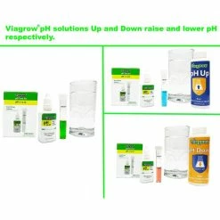 Viagrow pH Up and Down Control and Testing Kit -VAN ZYVERDEN shop viagrow plant flower disease control vlptk4 1d 1000