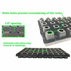 Viagrow Pro Plugs 50 Site Propagation Grow Plugs with Insert 12-Pack (50 Plugs/Pack) -VAN ZYVERDEN shop viagrow seed starters vrrt50 12 a0 1000