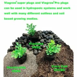 Viagrow 50 Site Pro Plugs with Insert -VAN ZYVERDEN shop viagrow seed starters vrrt50 c3 1000