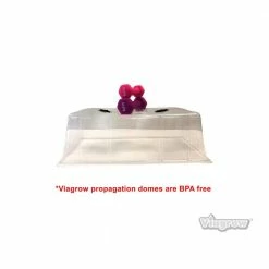 Viagrow 7 in. Propagation Seed Cloning Humidity Dome for Seed Starting Germination Tray (5-pack) -VAN ZYVERDEN shop viagrow seed starters vtd300 5 1d 1000