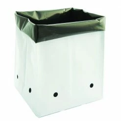 Viagrow 3 Gal. Nursery Grow Bags (50-Pack) -VAN ZYVERDEN shop white viagrow grow bags v724405 50 c3 1000