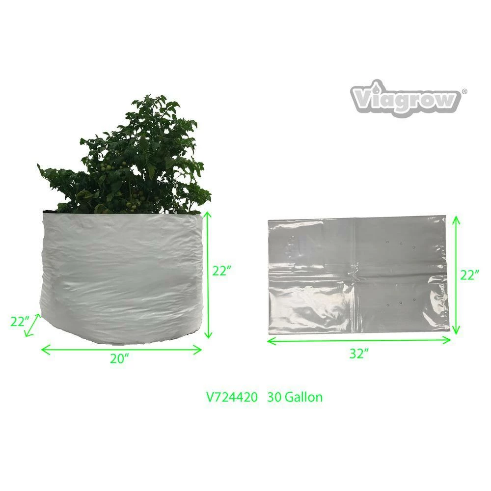 Viagrow 30 Gal. Plastic Grow Bag (10-Pack) 4 Viagrow 30 Gal. Plastic Grow Bag (10-Pack) - Image 2